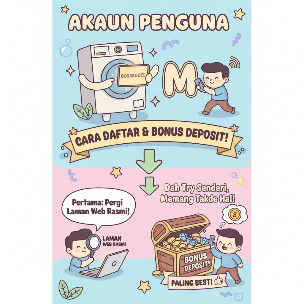 Cara Daftar Akaun Bosskucuci & Bonus Deposit