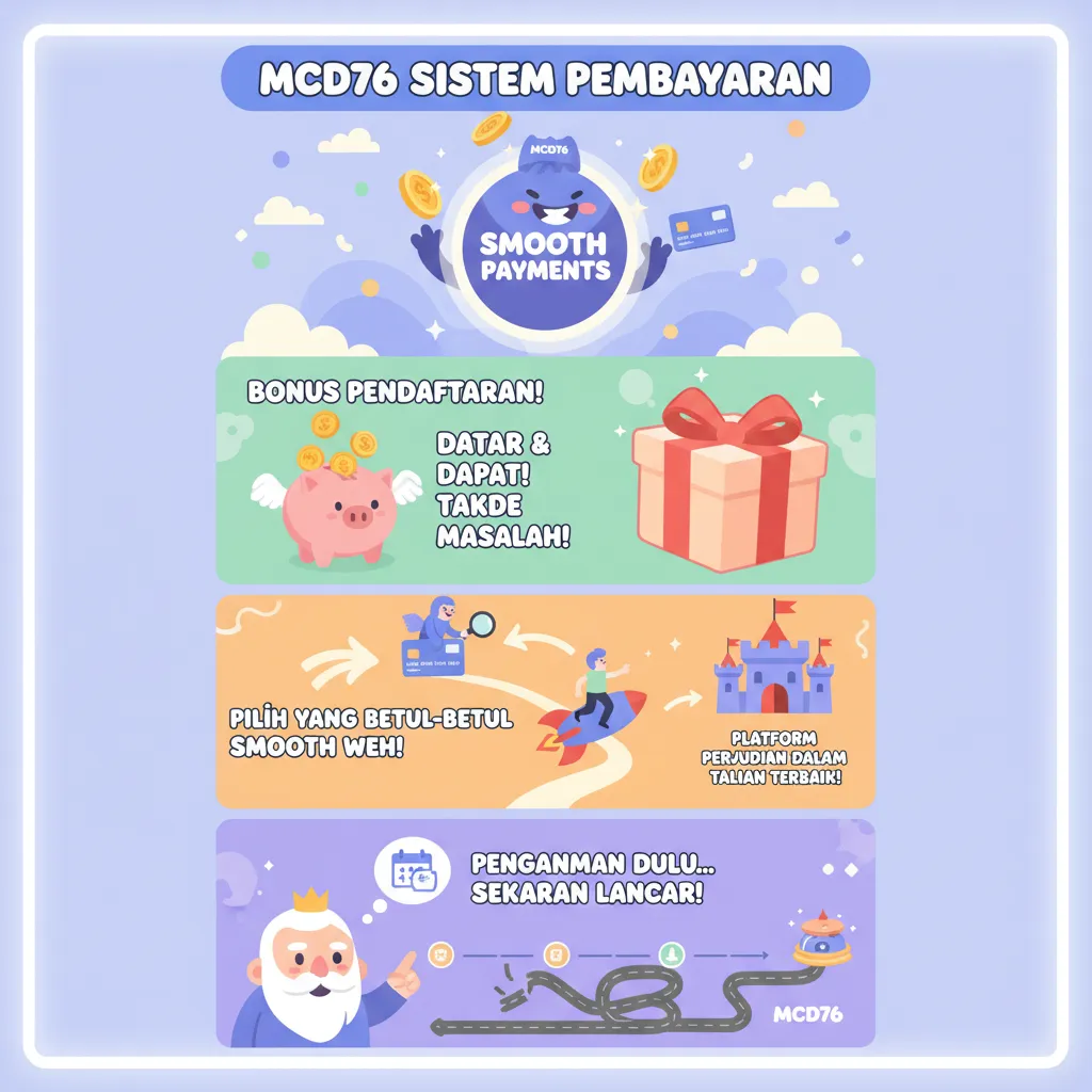 Mcd76: Sistem Pembayaran & Bonus Pendaftaran