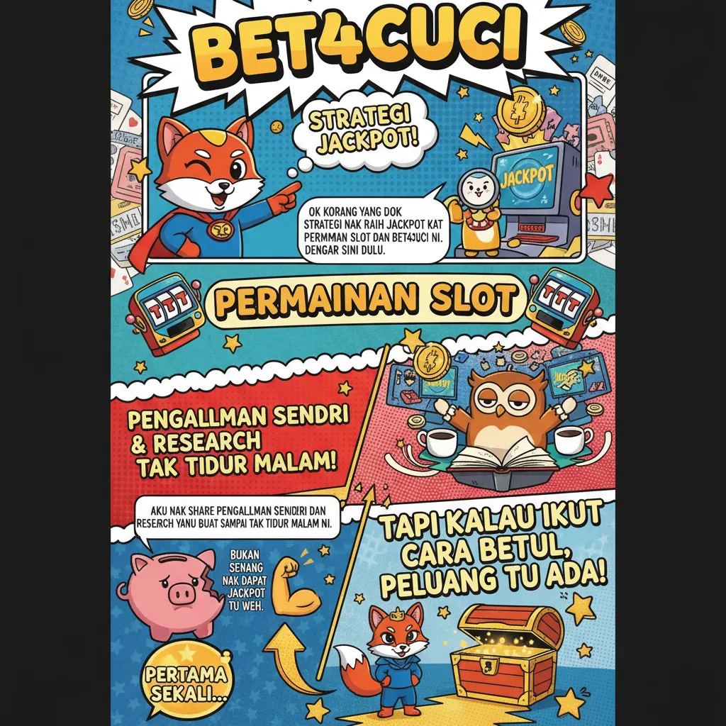 Strategi Jackpot Bet4cuci dan Permainan Slot