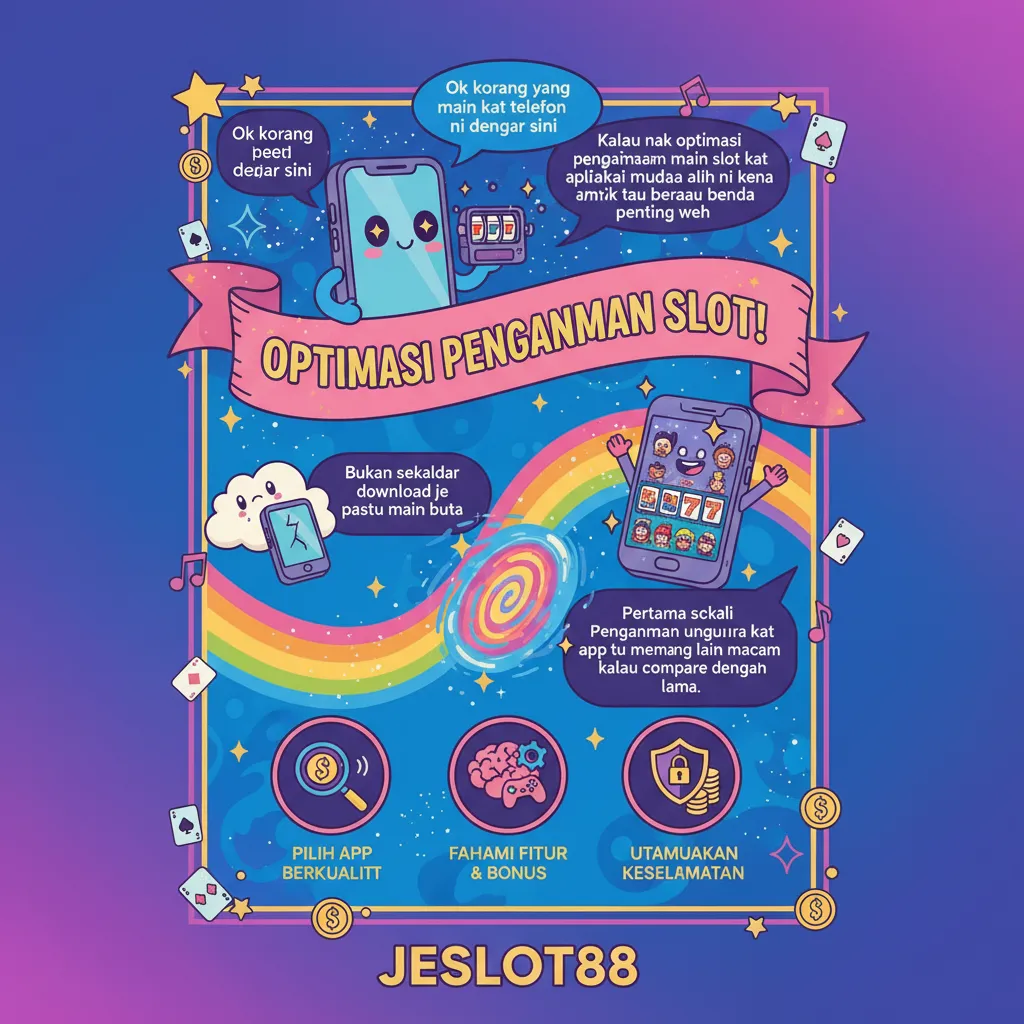 Optimasi Permainan Slot jeslot88 di Aplikasi Mudah Alih